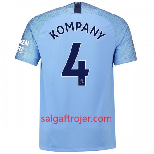 Manchester City Fodboldtrøjer Kompany 4 Hjemmebanesæt 2018/19 Kort ærmer Manchester City Fodboldtrøjer Kompany 4 Hjemmebanesæt 2018/19 Kort ærmer